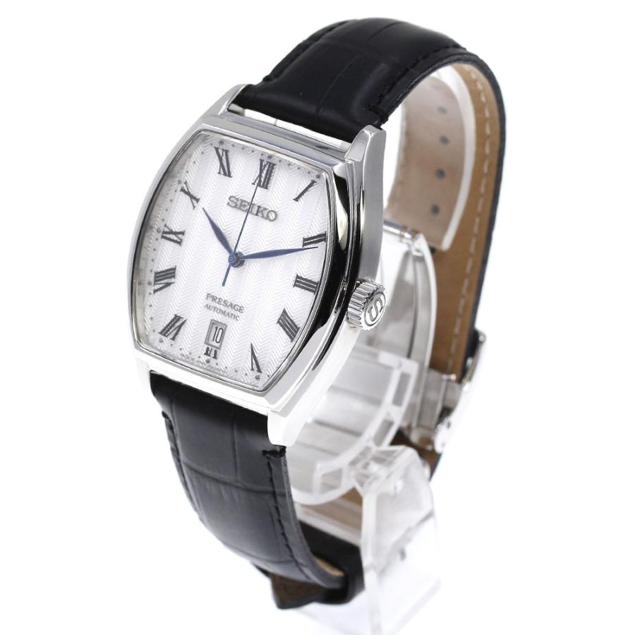 【希少】セイコー　自動巻　ホワイト　デイト　SARY111 4R35-02V0 SEIKO（セイコー） ☆美品☆箱・保証書付き【SEIKO】セイコー