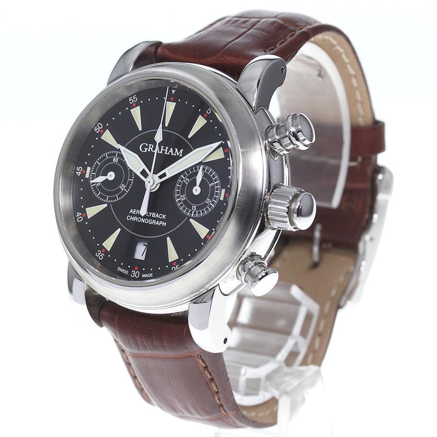 ☆箱・保証書付き【GRAHAM】グラハム アエロフライバック クロノグラフ  