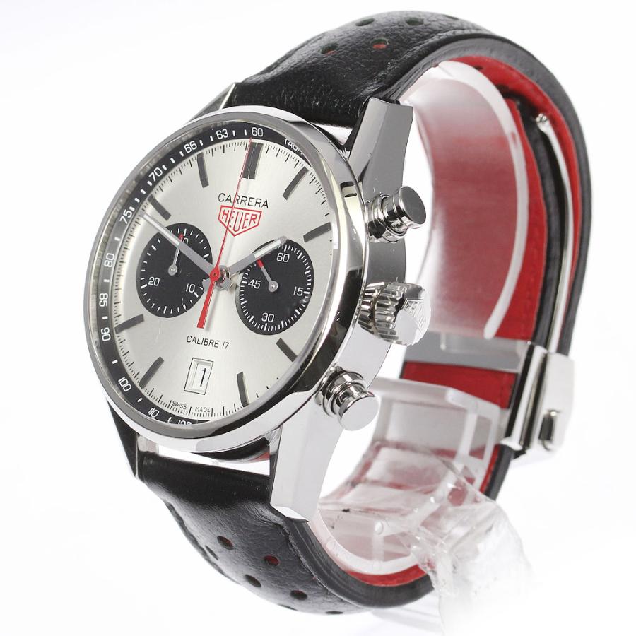 タグホイヤー TAG HEUER CV2119 カレラ ジャックホイヤー キャリバー17 クロノグラフ 自動巻き メンズ 箱付き_942087 TAG HEUER（タグ・ホイヤー） 【TAG HEUER】タグホイヤー カレラ