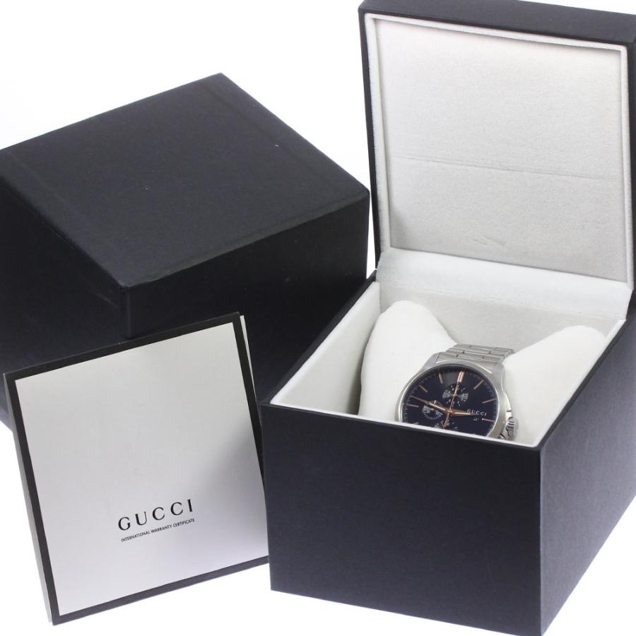 GUCCI ☆箱・保証書付き【GUCCI】グッチ Gタイムレス クロノ