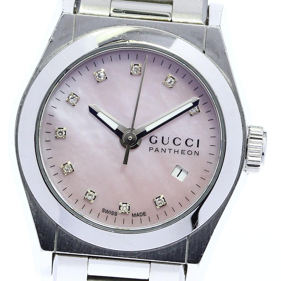 GUCCI（グッチ） 【GUCCI】グッチ パンテオン 10Pダイヤ 115.5