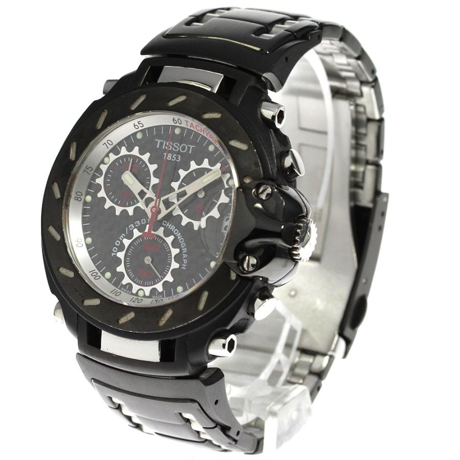 ☆良品【TISSOT】ティソ T-RACE クロノグラフ T011417A クォーツ