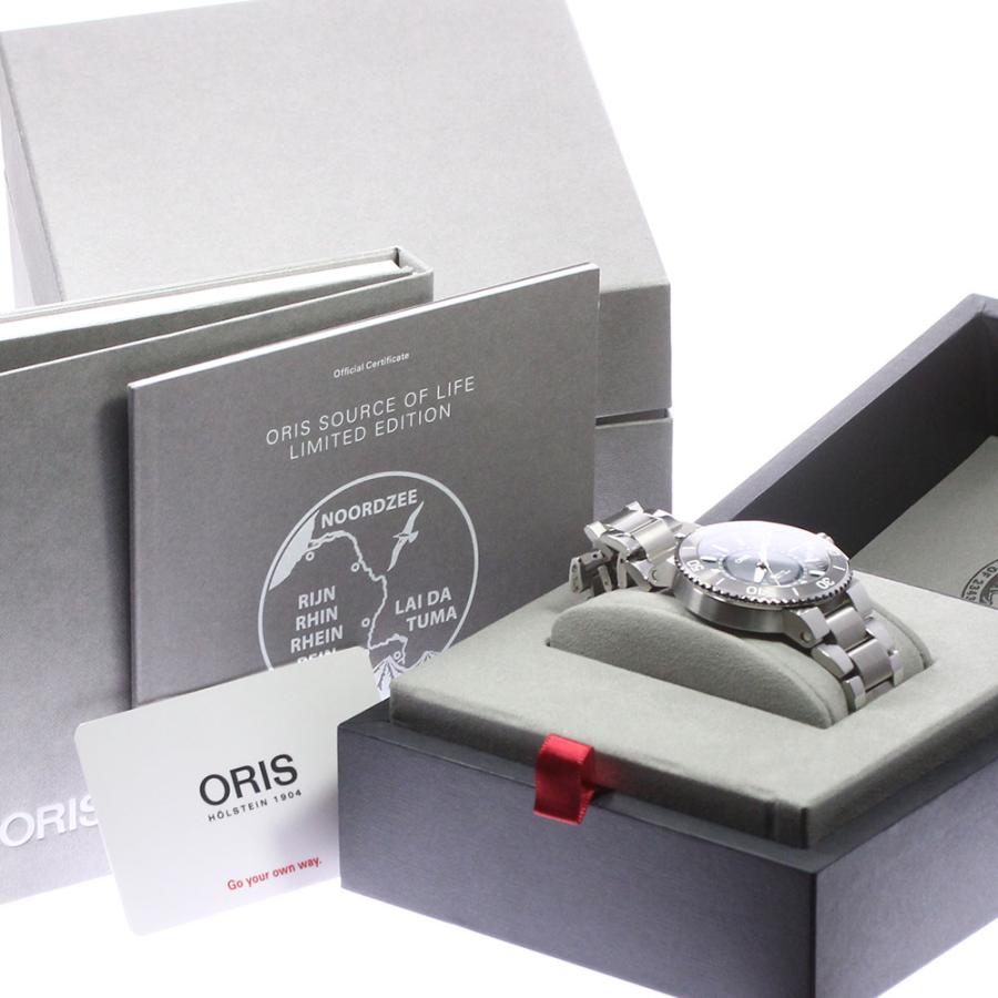 ORIS（オリス） ☆良品☆箱・保証書付き【ORIS】オリス アクイス 