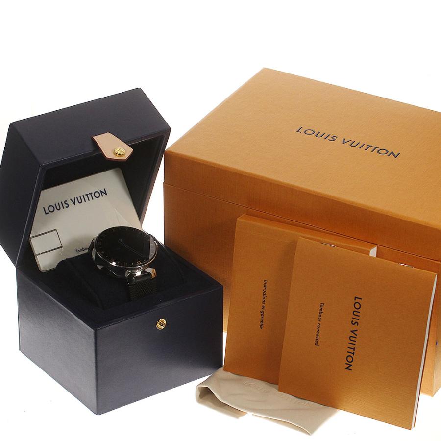 LOUIS VUITTON スマートウォッチ タンブール 箱 電源入りません LOUIS VUITTON ☆ジャンク ☆箱・保証書付き【LOUIS VUITTON