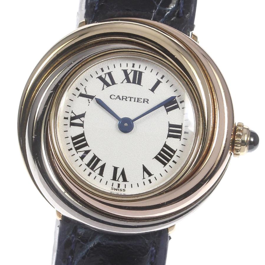 ✨Cartier✨カルティエ✨マストトリニティ✨クォーツ✨シルバー文字盤✨腕時計 Cartier（カルティエ） 【CARTIER】カルティエ マスト トリニティ K18
