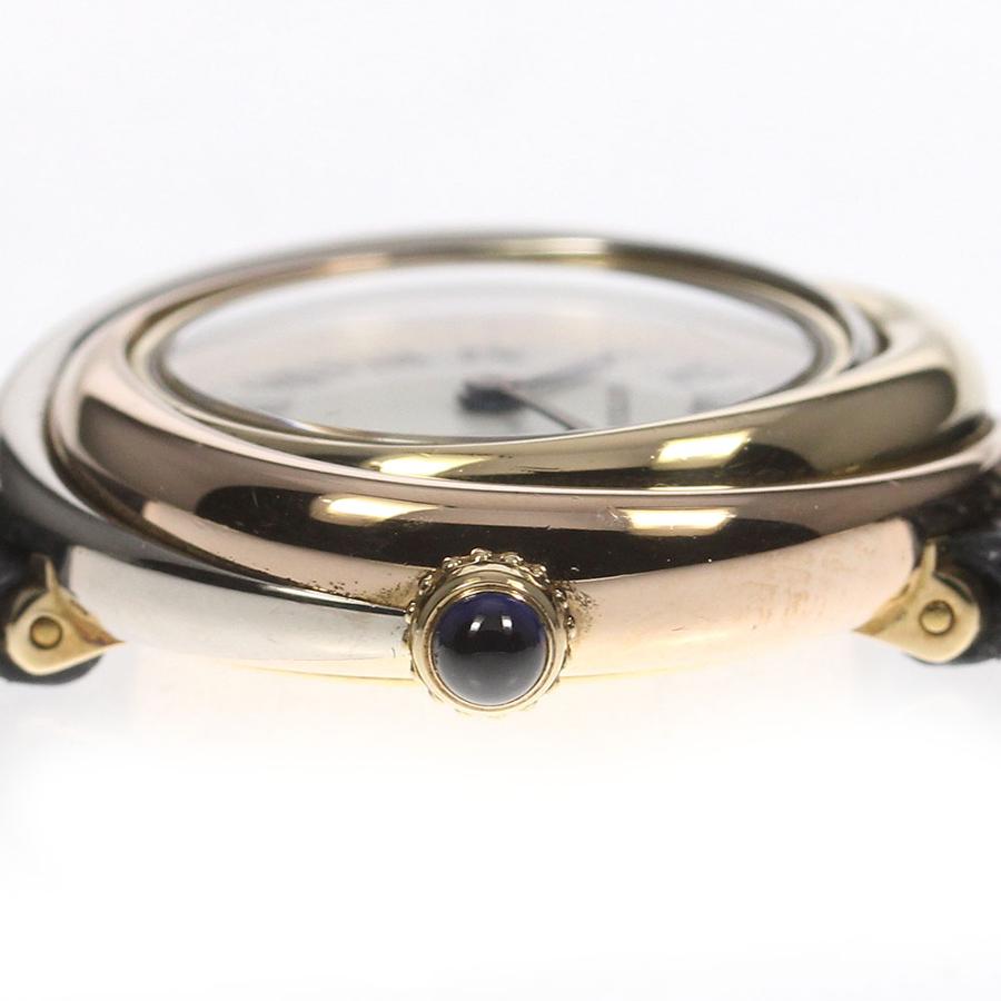 Cartier マストトリニティ　クォーツ 楽天市場】【CARTIER】カルティエ マスト トリニティ K18WG 12P