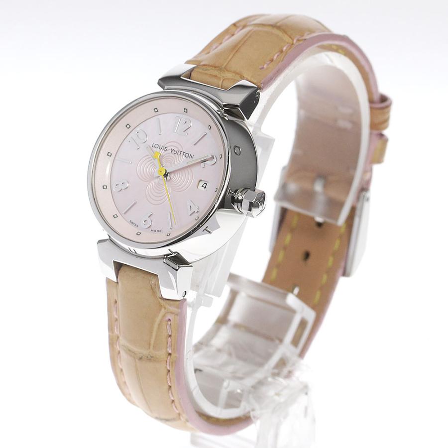 美品 LOUIS VUITTON Q1216 タンブール クォーツ 腕時計 美品 LOUIS VUITTON Q1216 タンブール クォーツ 腕時計