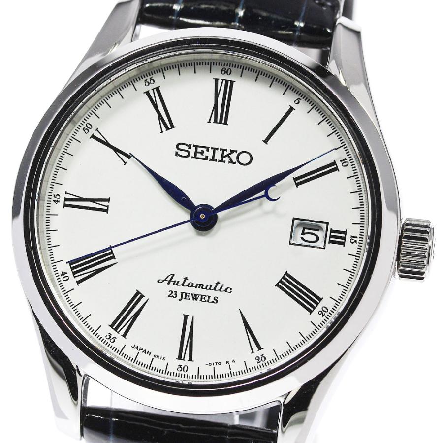 SEIKO ☆美品☆箱・保証書付き【SEIKO】セイコー プレサージュ デイト 
