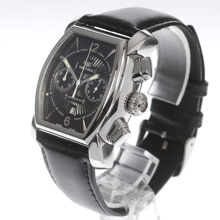 Waltham 自動巻き時計 スケルトン文字盤 黒バンド 楽天市場】【中古