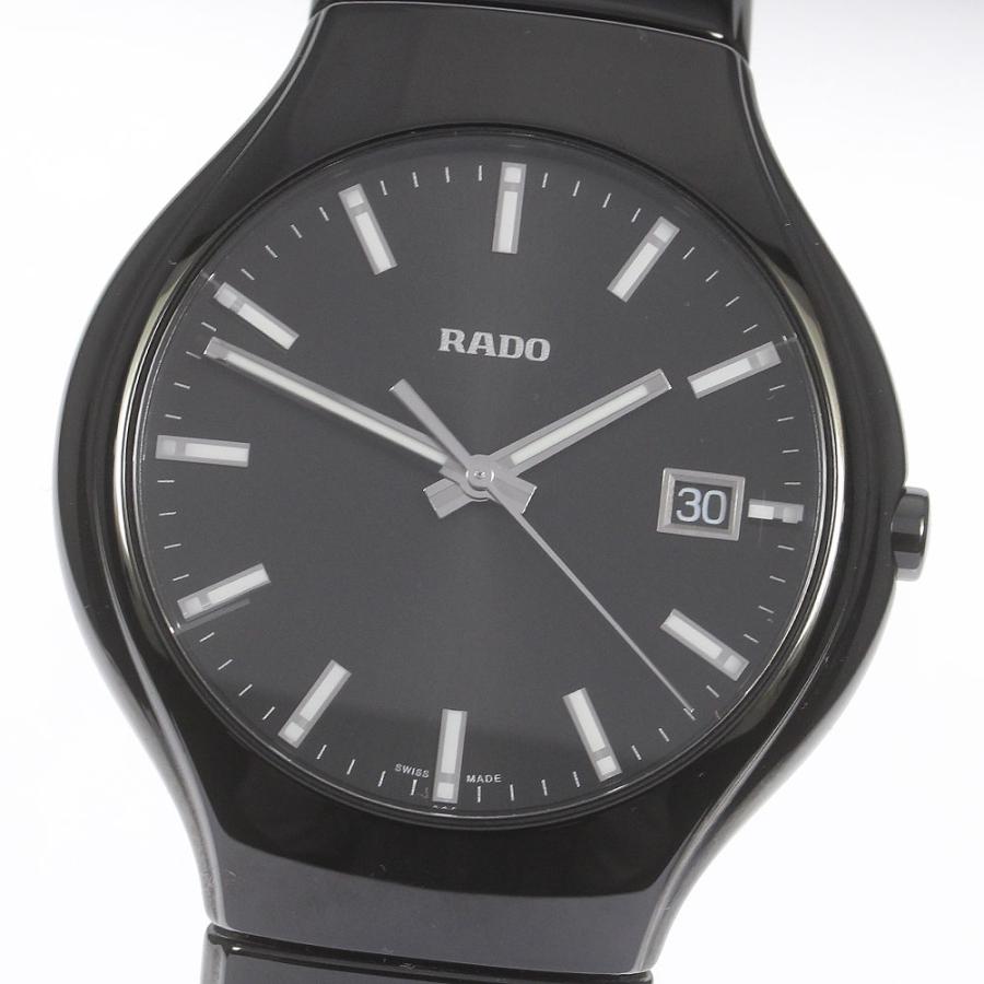 ✨RADO✨ラドー✨DIASTAR✨デイト✨ブラック文字盤✨腕時計✨ RADO（ラドー） ☆良品【RADO】ラドー ダイアスター デイト 115.0653.3