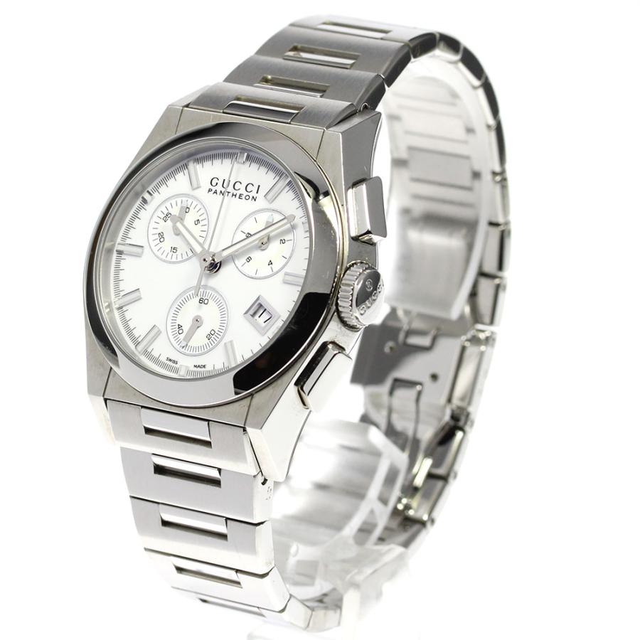 美品 グッチ GUCCI パンテオン YA115407 男女兼用 楽天市場】グッチ GUCCI 腕時計 パンテオン YA115407 メンズ
