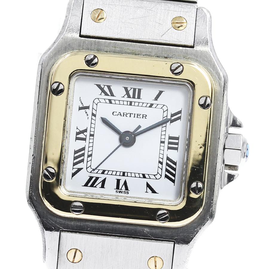 CARTIER】カルティエ サントスガルベSM 自動巻き レディース_717169 