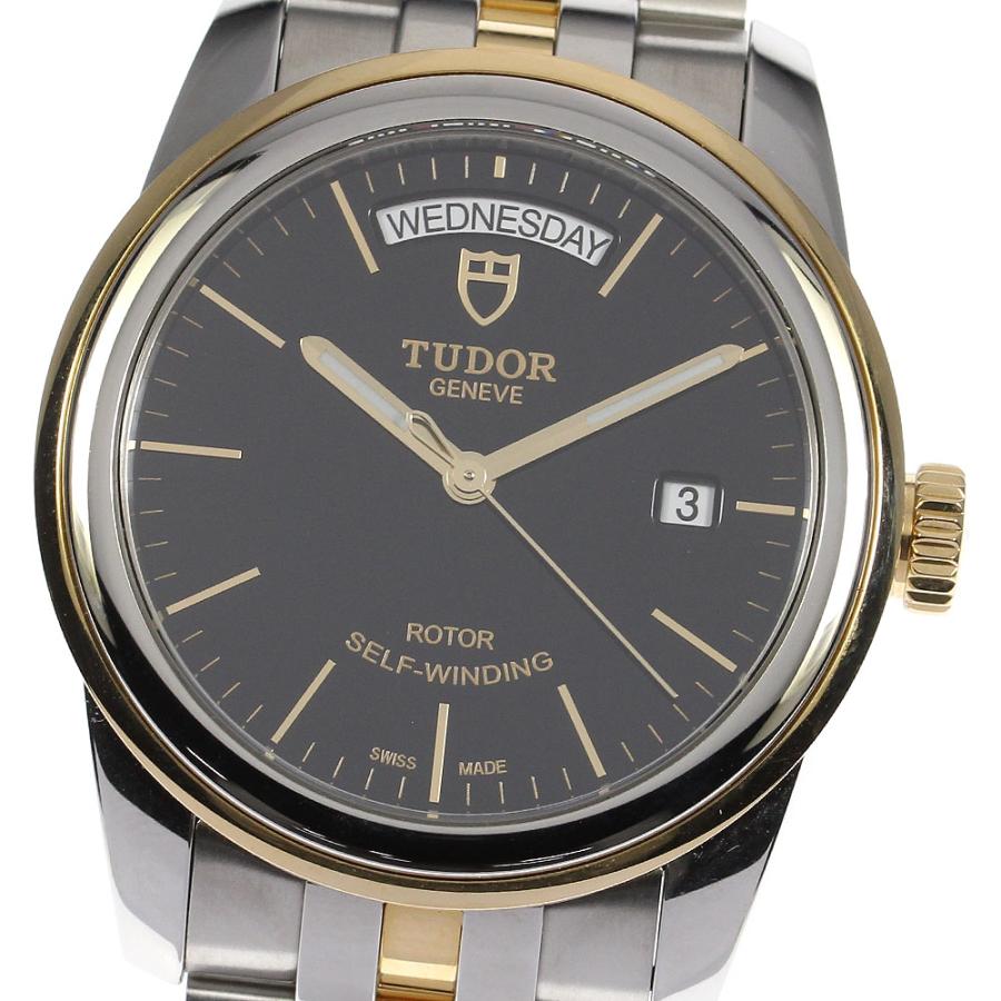 ☆美品★箱・保証書付き【TUDOR】チュードル グラマー デイトデイ 56003 自動巻き メンズ_718335 TUDOR（チューダー） ☆美品☆箱・保証書付き【TUDOR】チュードル