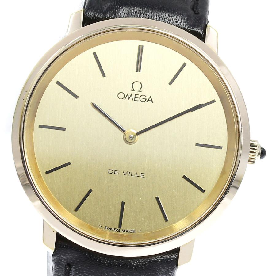 【商品説明お読みください】OMEGA DeVille 手巻き オメガ デ・ヴィル 1993年製 プレステージ 手巻き ブラック