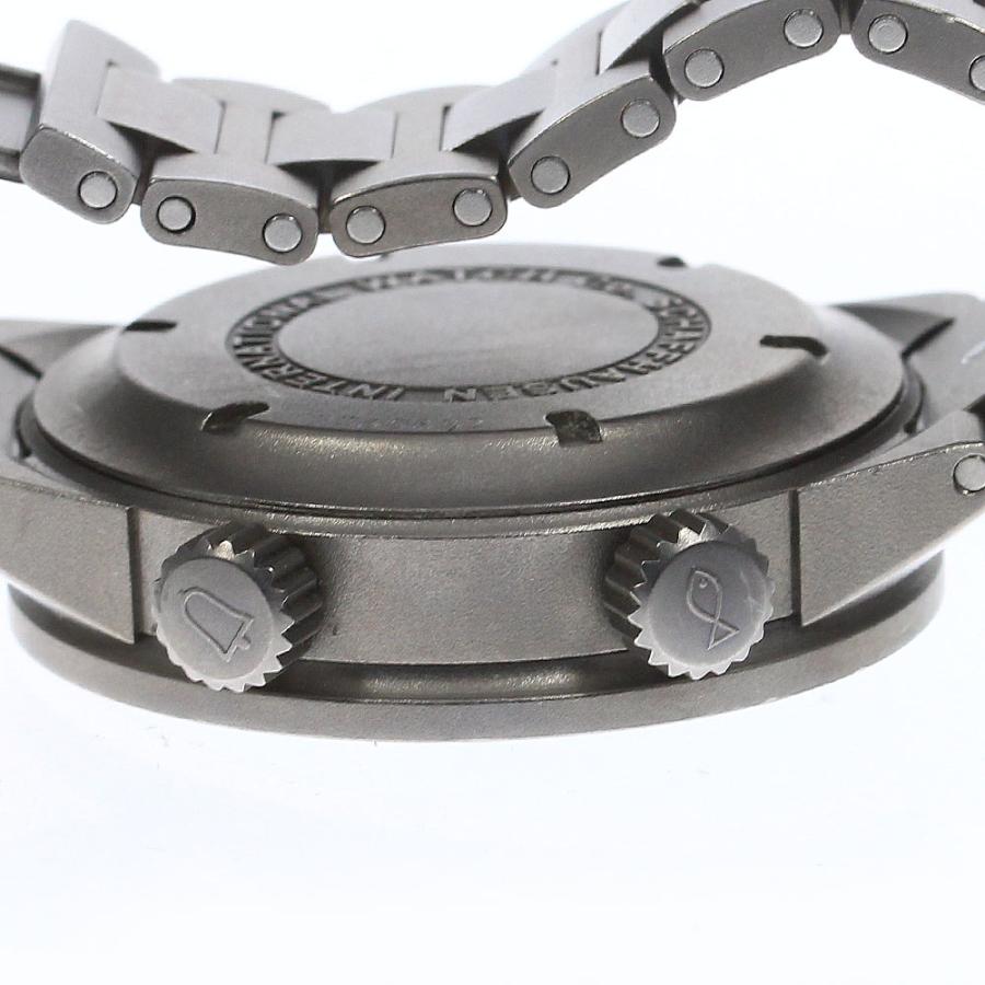 IWC SCHAFFHAUSEN ☆訳あり 【IWC SCHAFFHAUSEN】IWC GSTアラーム  