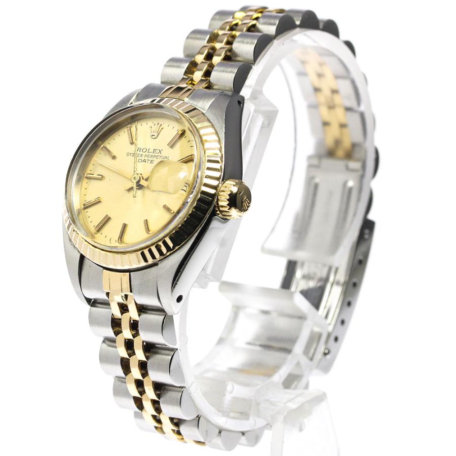 ROLEX 【ROLEX】ロレックス オイスター パーペチュアルデイト YGコンビ