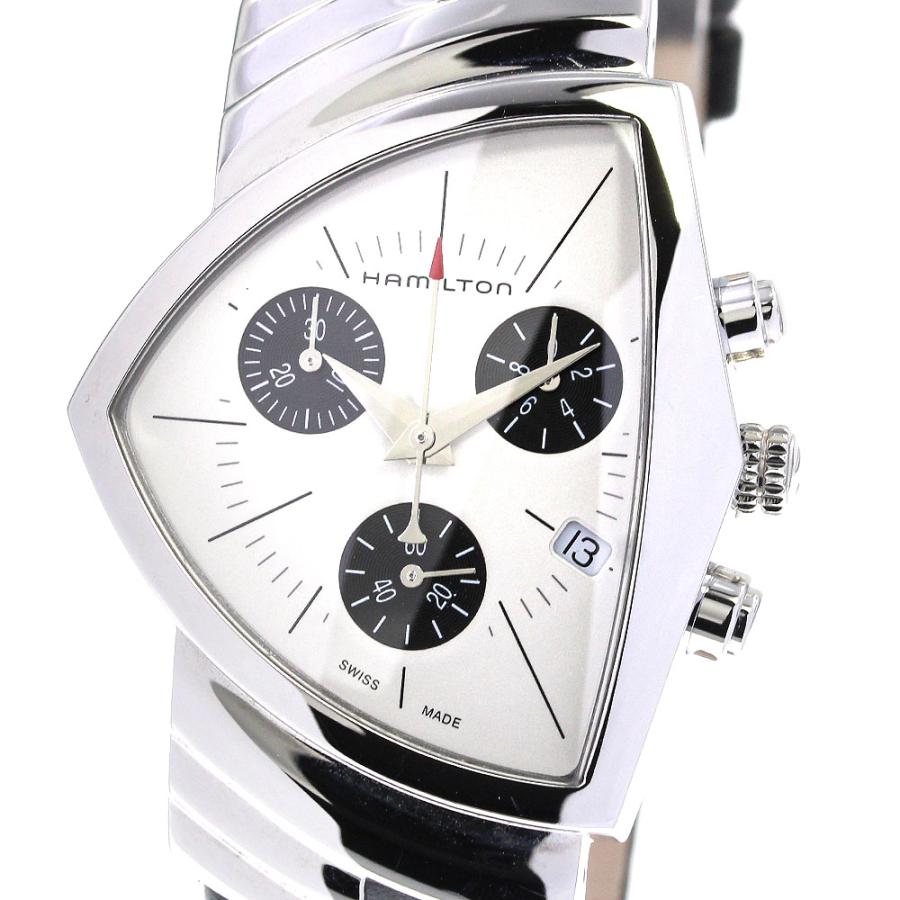 ☆良品【HAMILTON】ハミルトン ベンチュラ クロノグラフ デイト  
