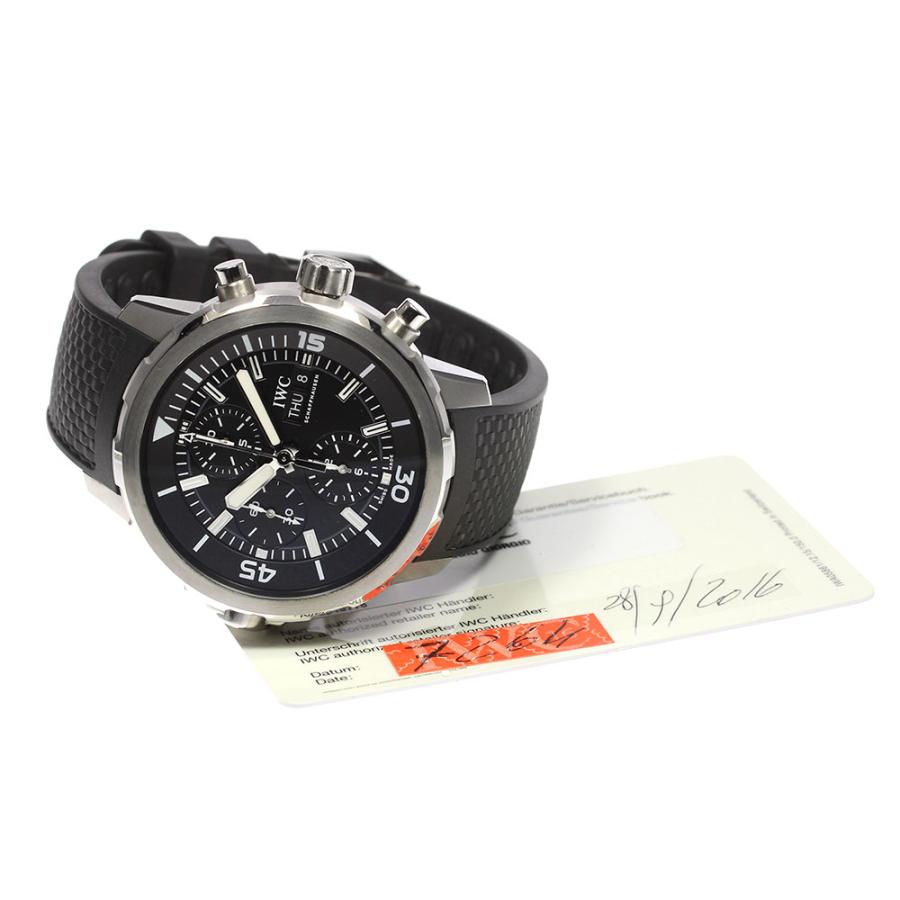IWC SCHAFFHAUSEN ☆美品 ☆保証書付き【IWC SCHAFFHAUSEN】IWC アクア  