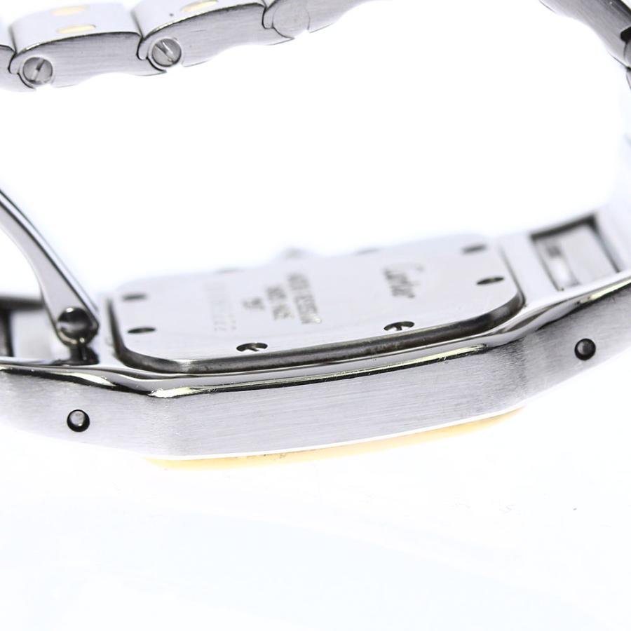 カルティエ CARTIER W20031C4 サントスガルべ SM YGベゼル クォーツ レディース 保証書付き_917251 Cartier - カルティエ CARTIER W20031C4 サントスガルべ SM YGベゼル