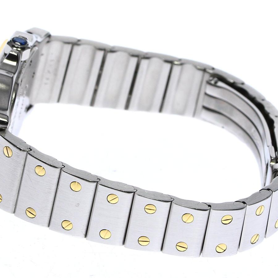 カルティエ CARTIER W20031C4 サントスガルべ SM YGベゼル クォーツ レディース 保証書付き_917251 Cartier - カルティエ CARTIER W20031C4 サントスガルべ SM YGベゼル