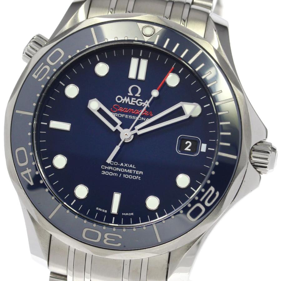 ☆良品★箱・保証書付き【OMEGA】オメガ シーマスター300 コーアクシャル クロノグラフ 212.30.44.50.03.001 自動巻き メンズ_705015 OMEGA（オメガ） ☆美品 ☆箱・保証書付き【OMEGA】オメガ