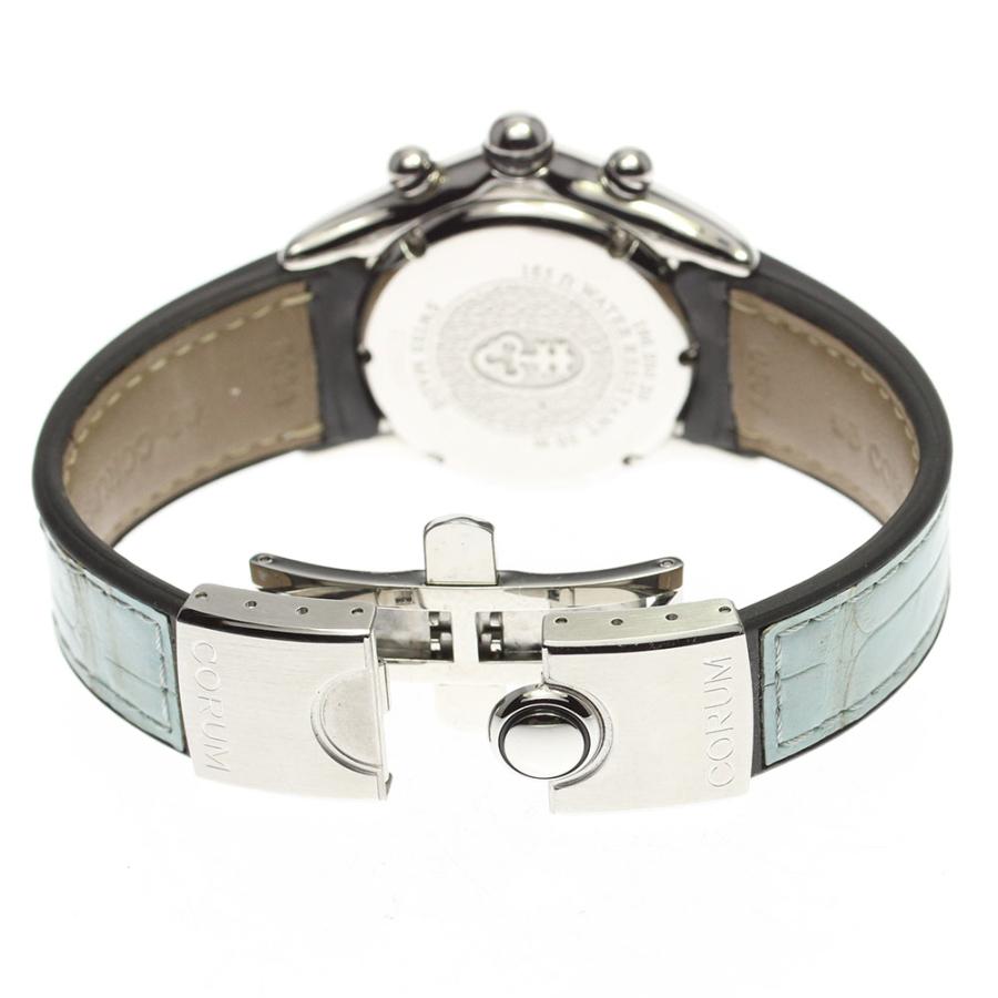 CORUM（コルム） ☆良品【CORUM】コルム バブル デイト クロノグラフ 196.250.20 クォーツ メンズ_720606 ...