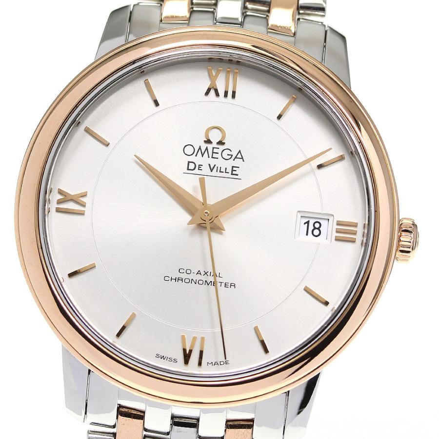 ☆良品 【OMEGA】オメガ デビル プレステージ コーアクシャル クロノ  