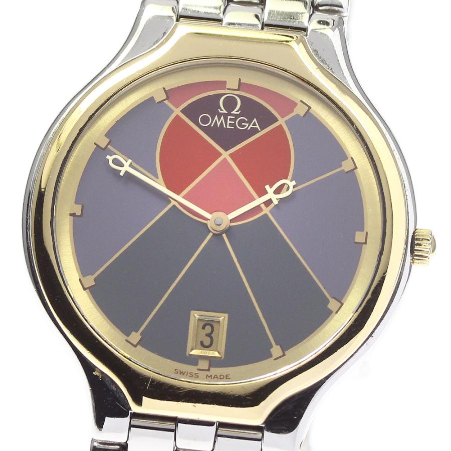 OMEGA 【OMEGA】オメガ デビル ユニークダイアル YGベゼル クォーツ  
