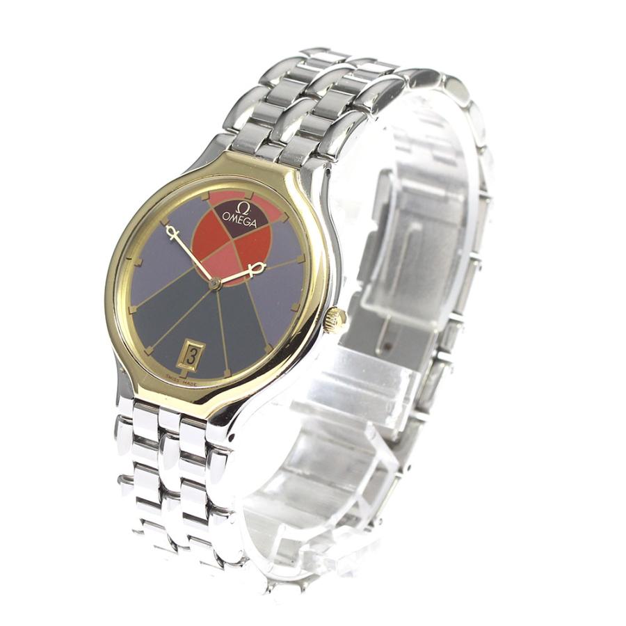 OMEGA 【OMEGA】オメガ デビル ユニークダイアル YGベゼル クォーツ  