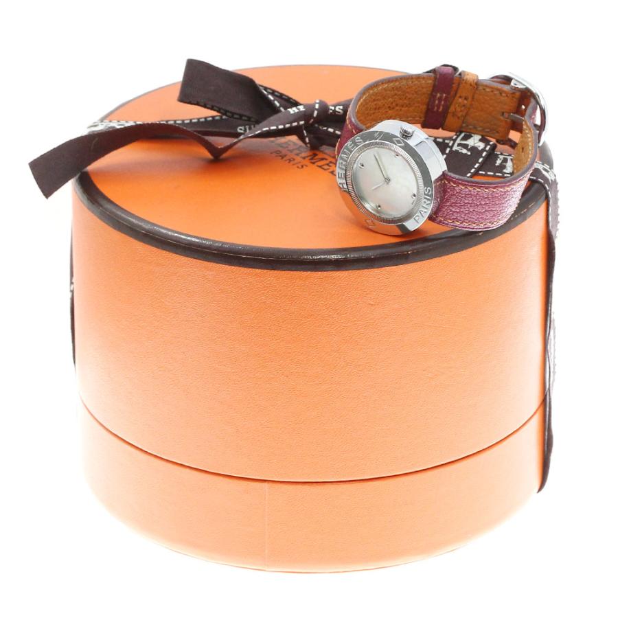 HERMES ジャンク エルメス PP1.410 パスパス クォーツ レディース 箱  