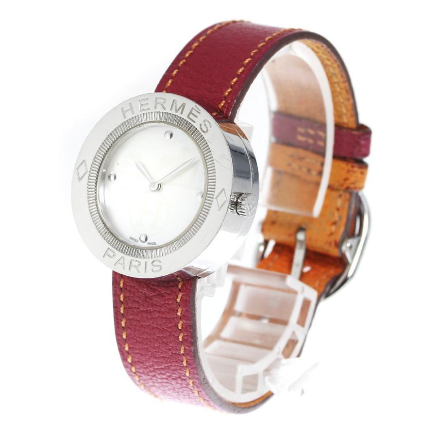 HERMES ジャンク エルメス PP1.410 パスパス クォーツ レディース 箱  