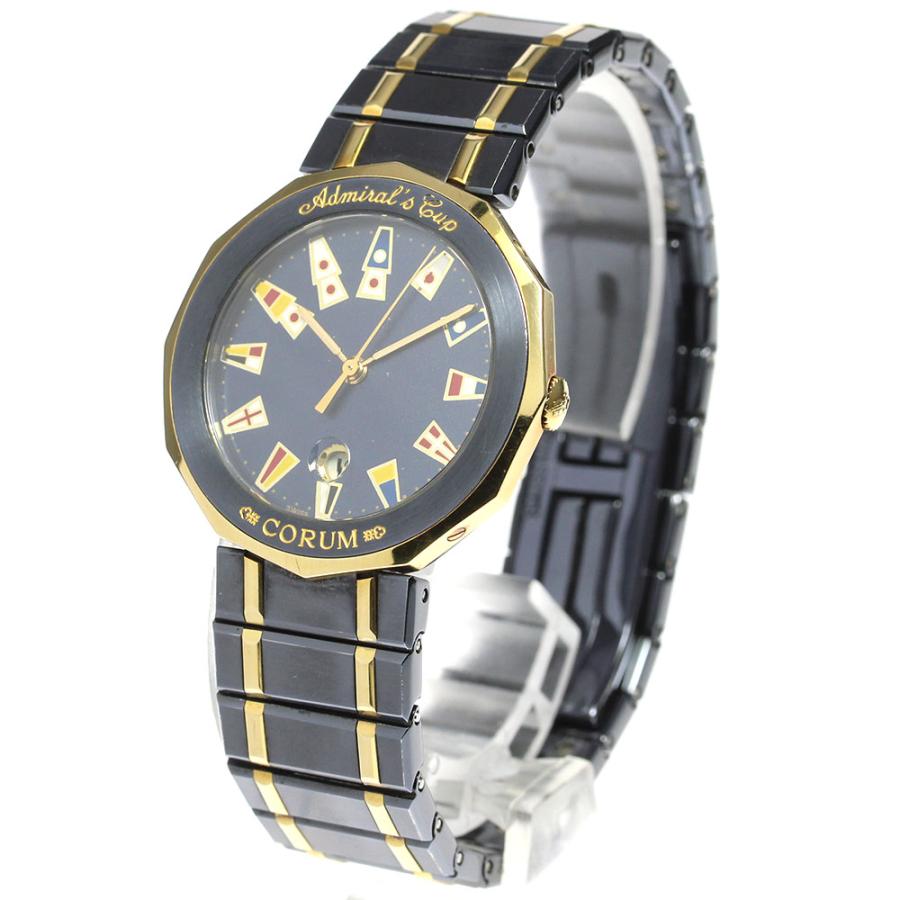 コルム CORUM 99.710.31 V052 アドミラルズカップ ガンブルー クォーツ ボーイズ _756989 CORUM（コルム） ☆内箱付き【CORUM】コルム アドミラルズカップ ガン