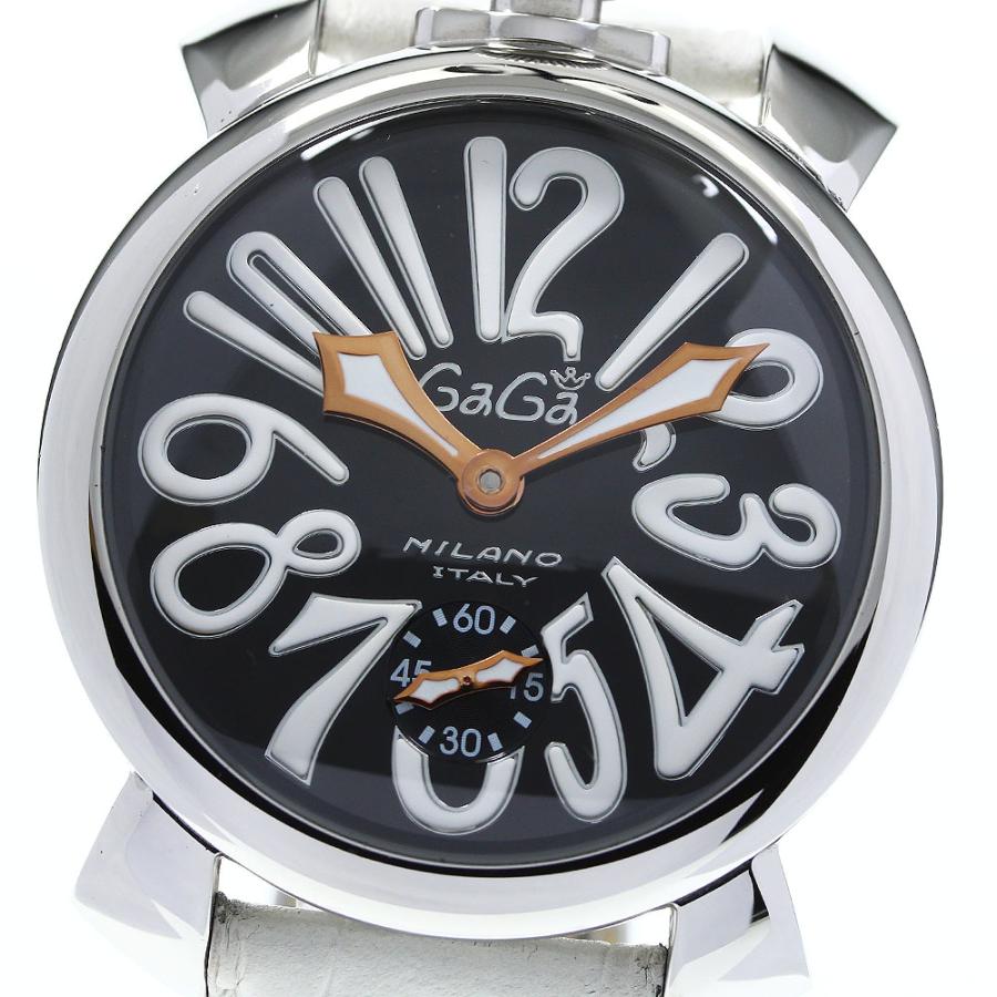 ガガミラノ マヌアーレ48MM 手巻き メンズ スモールセコンド ☆保証書付き【GaGa MILANO】ガガミラノ マヌアーレ48 スモール