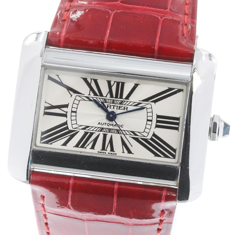 CARTIER】カルティエ タンクディバンLM W6300755 自動巻き メンズ_ 