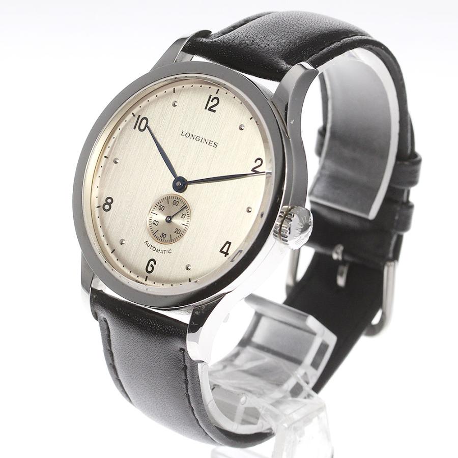 ロンジン LONGINES L2.813.4 ヘリテージ 1945 スモールセコンド 自動巻き メンズ 箱・保証書付き_881032【ev15】 LONGINES（ロンジン） 【LONGINES】ロンジン ヘリテージ 1945 スモール