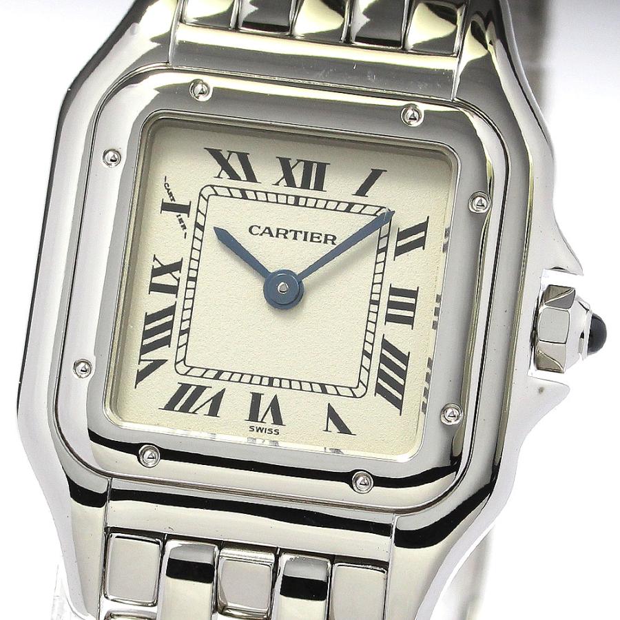 カルティエ CARTIER W25016F3 パンテールSM K18WG クォーツ レディース 美品 _723344【ev15】 Cartier（カルティエ） CARTIER W25016F3 パンテールSM K18WG クォーツ
