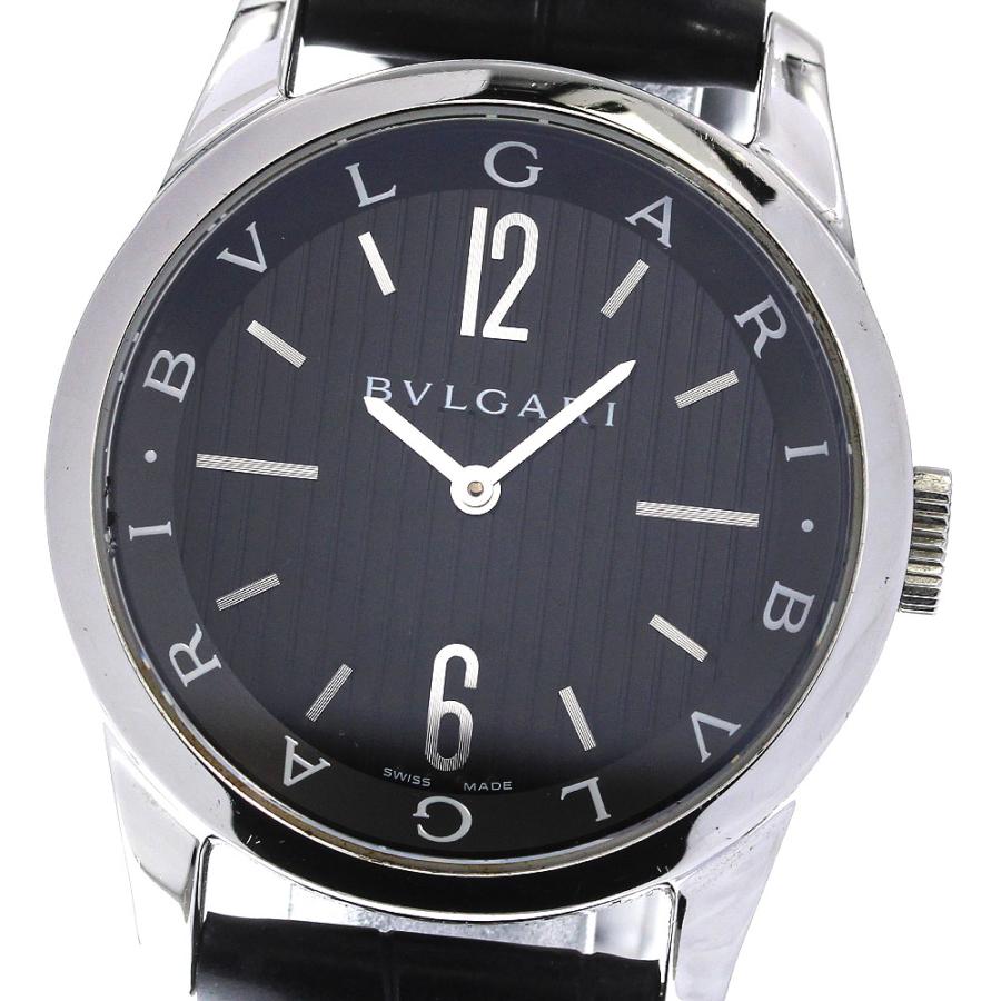 あ*様 BVLGARI　アナログ　クォーツ　ブラック　ST37S　ソロテンポ BVLGARI（ブルガリ） 【BVLGARI】ブルガリ ソロテンポ ST37S クォーツ