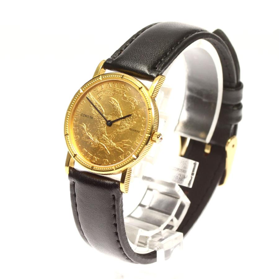 CORUM（コルム） ☆良品 【CORUM】コルム コインウォッチ K18YG 