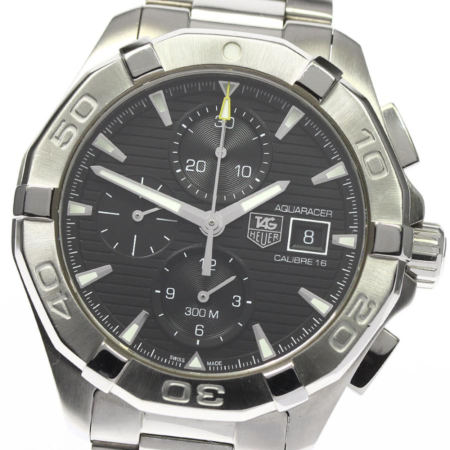 ☆訳あり ★箱・保証書付き【TAG HEUER】タグホイヤー アクアレーサー キャリバー16 クロノグラフ CAY2110-0 自動巻き メンズ_730521【ev15】 TAG HEUER（タグ・ホイヤー） ☆訳あり ☆箱・保証書付き【TAG HEUER