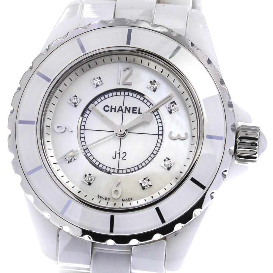 CHANEL ☆保証書付き【CHANEL】シャネル J12 33mm 白 CHANEL ☆保証書付き【CHANEL】シャネル J12 33mm 白