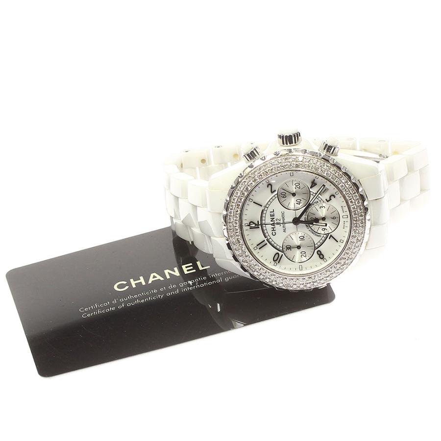 CHANEL（シャネル） CHANEL H1008 J12 クロノグラフ ダイヤベゼル 自動