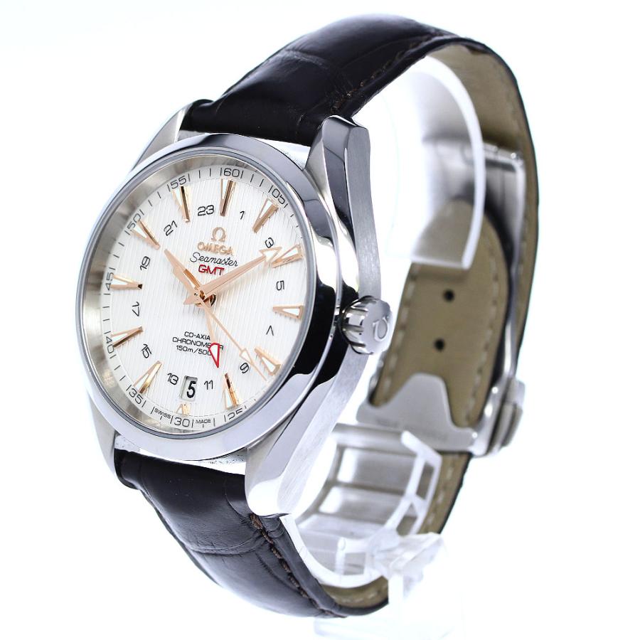 OMEGA ☆箱・保証書付き【OMEGA】オメガ シーマスター アクアテラ GMT 