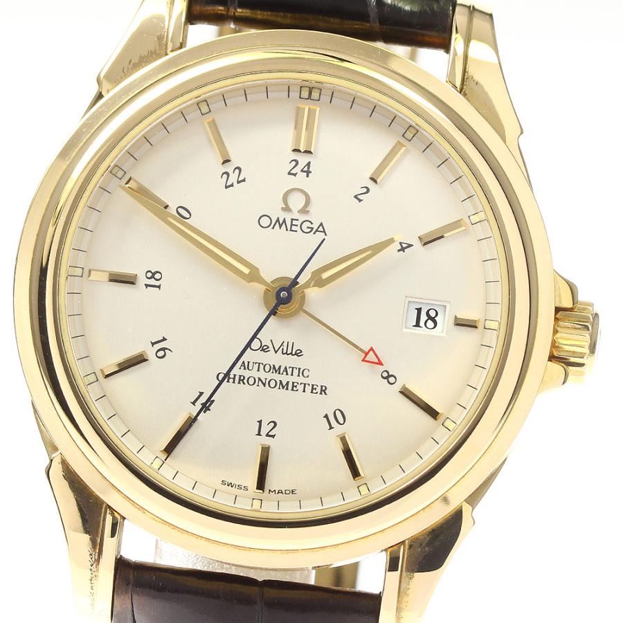 OMEGA DE VILLE コーアクシャル GMT 4633.30.31 OMEGA（オメガ） 【OMEGA】オメガ デビル コーアクシャル GMT K18YG