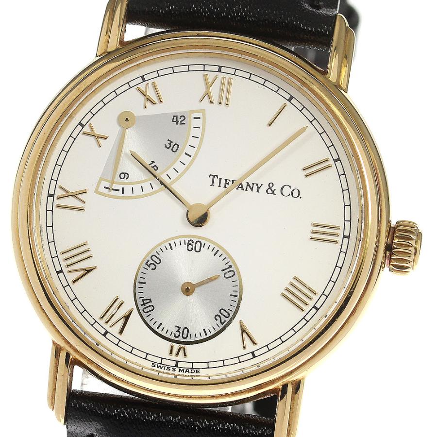 TIFFANY&Co. ティファニー K18YG デイト パワーリザーブ 手巻き TIFFANY&Co. ティファニー K18YG デイト パワーリザーブ 手巻き