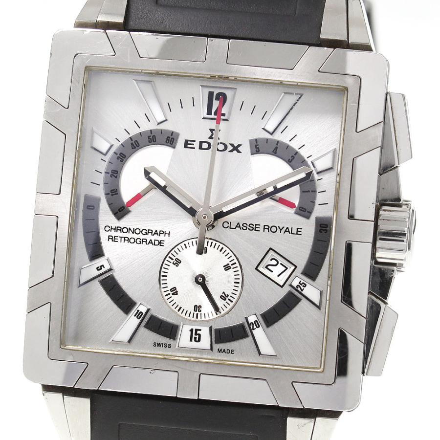 EDOX ☆訳あり 【EDOX】エドックス クラスロイヤル クロノグラフ 01504 