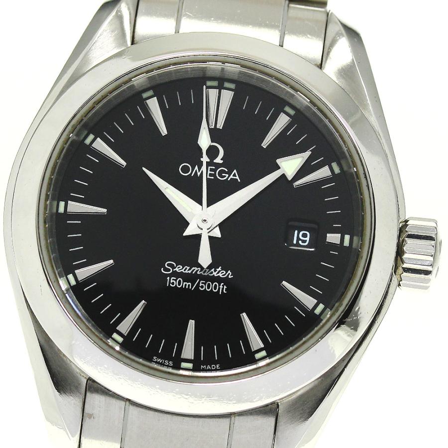 ★保証書付き【OMEGA】オメガ シーマスター アクアテラ デイト 2577.50 クォーツ レディース_732221 OMEGA（オメガ） ☆保証書付き【OMEGA】オメガ シーマスター