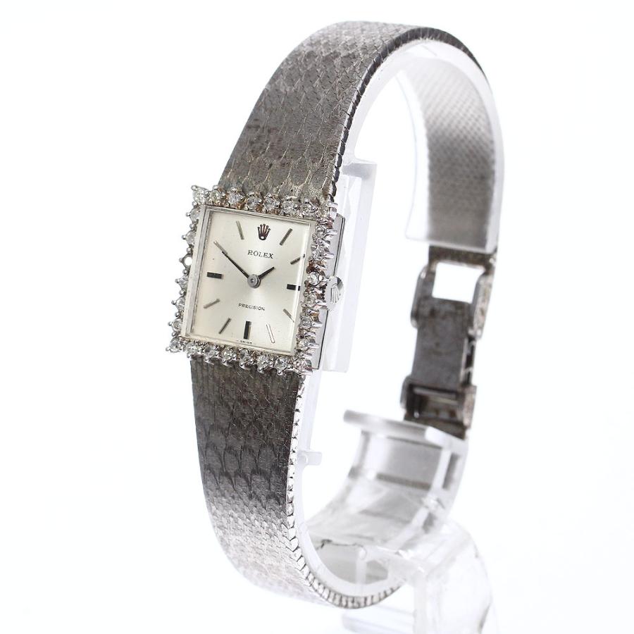 ROLEX 【ROLEX】ロレックス プレシジョン Cal.1400 ダイヤベゼル 手巻き レディース_732281 : CLOSER ...