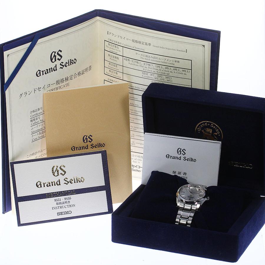 SEIKO（セイコー） ☆良品 ★内箱・保証書付き【SEIKO】セイコー グランドセイコー デイト SBGR001/9S55-0010 自動 ...