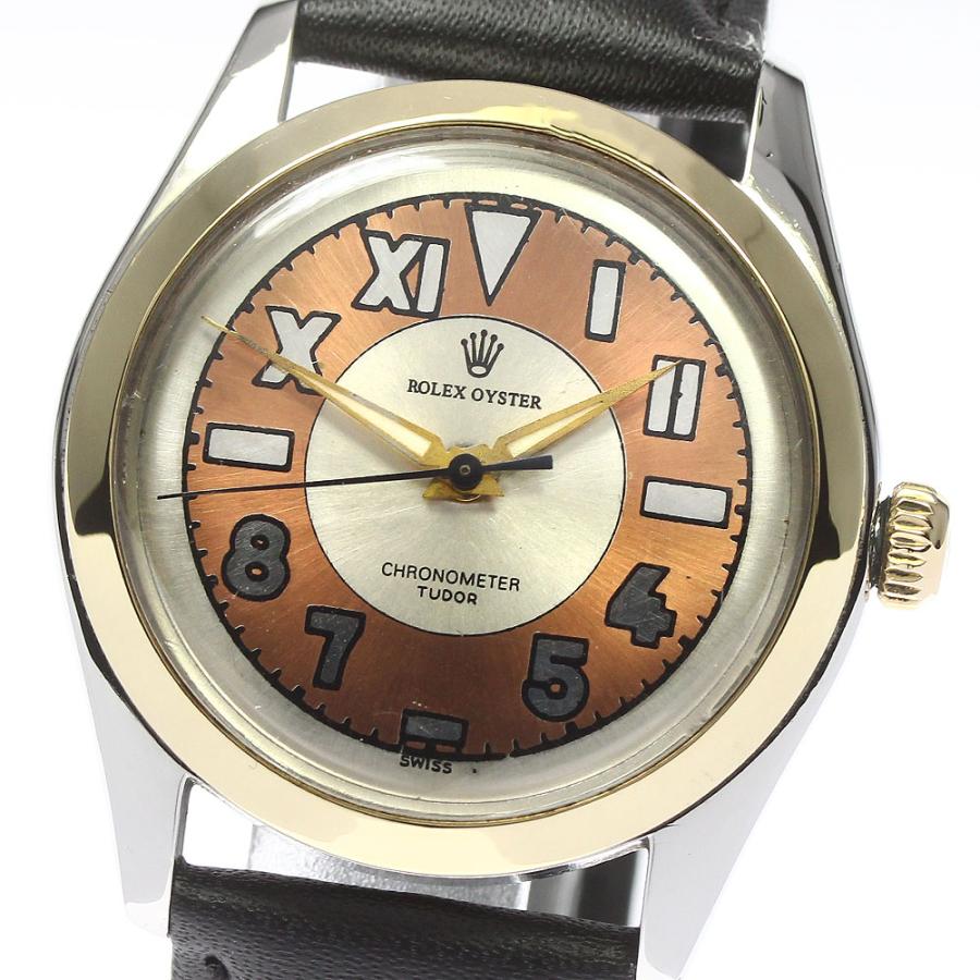 チュードル TUDOR オイスター cal.1182 リダンダイヤル 手巻き メンズ _732736【ev20】 TUDOR（チューダー） チュードル オイスター cal.1182 リダンダイヤル