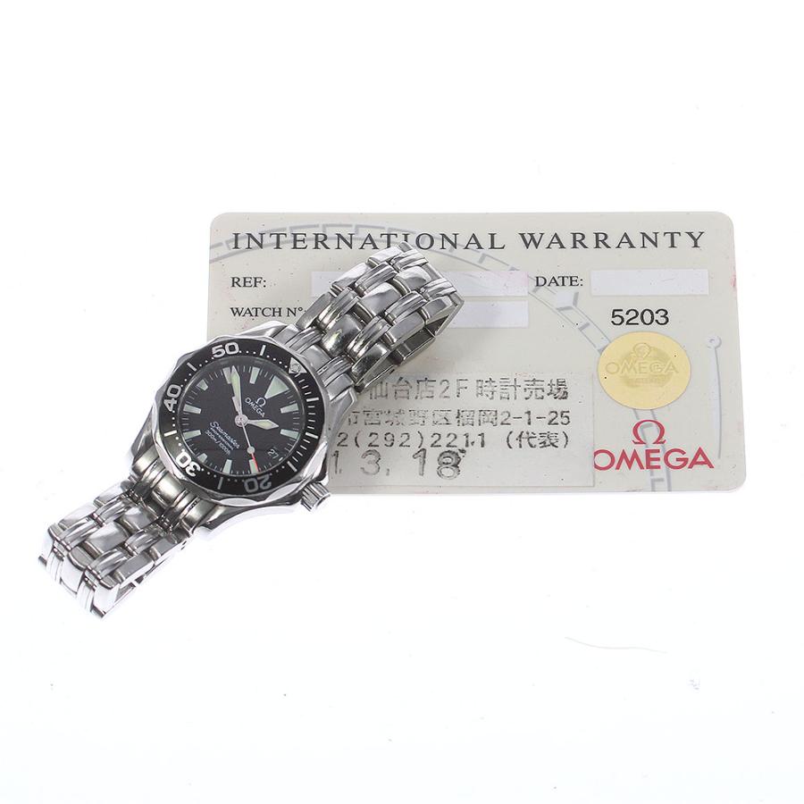 OMEGA（オメガ） ☆保証書付き【OMEGA】オメガ シーマスター300 デイト